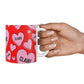 Personalised Hearts 10oz Mug Alternative Image 4