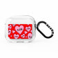 Personalised Hearts AirPods Clear Case 3rd Gen