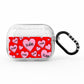 Personalised Hearts AirPods Pro Glitter Case