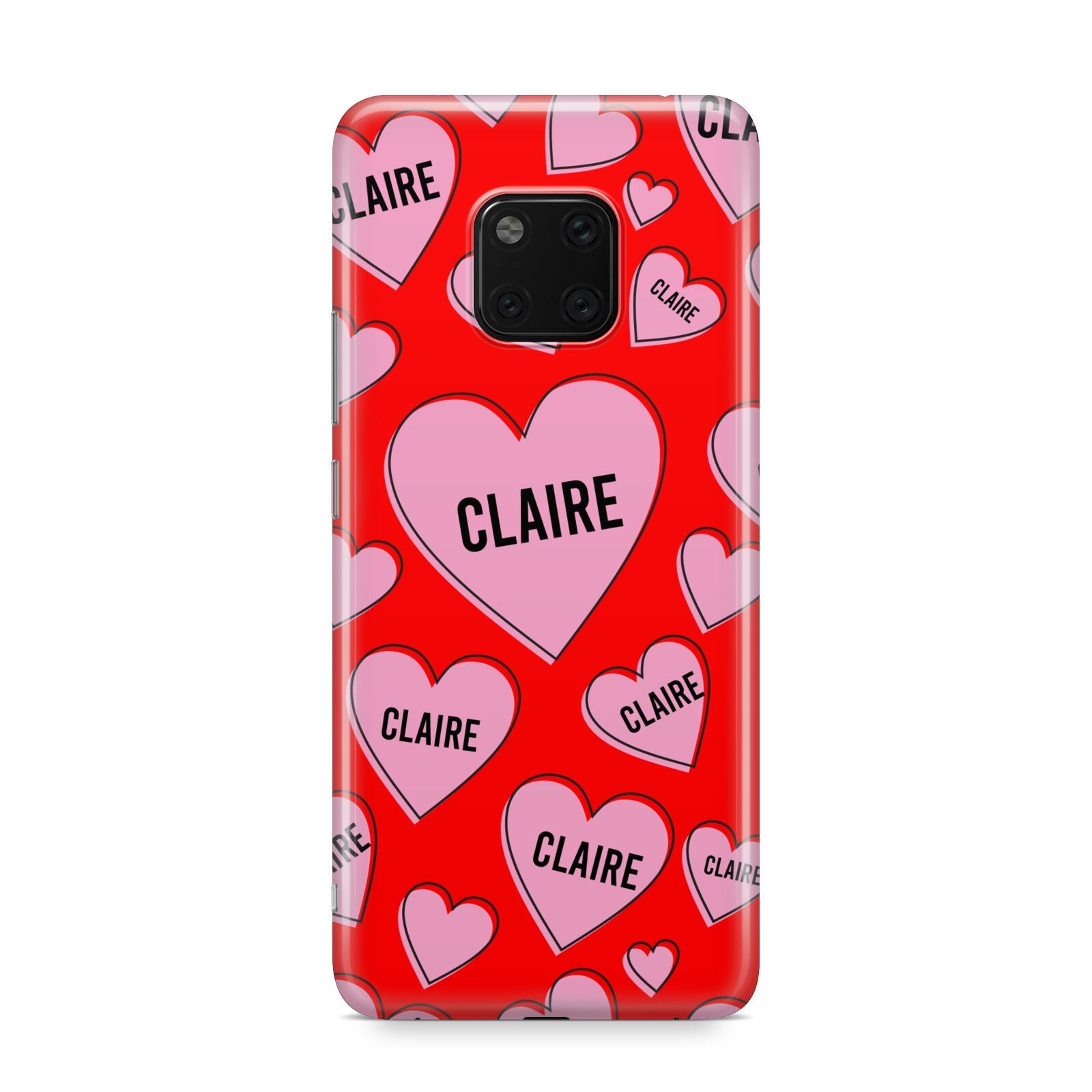 Personalised Hearts Huawei Mate 20 Pro Phone Case