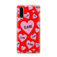 Personalised Hearts Huawei P30 Phone Case