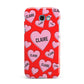 Personalised Hearts Samsung Galaxy A7 2017 Case
