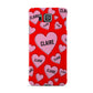 Personalised Hearts Samsung Galaxy Alpha Case