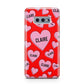 Personalised Hearts Samsung Galaxy S10E Case