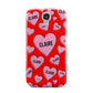 Personalised Hearts Samsung Galaxy S4 Case
