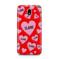 Personalised Hearts Samsung J5 2017 Case