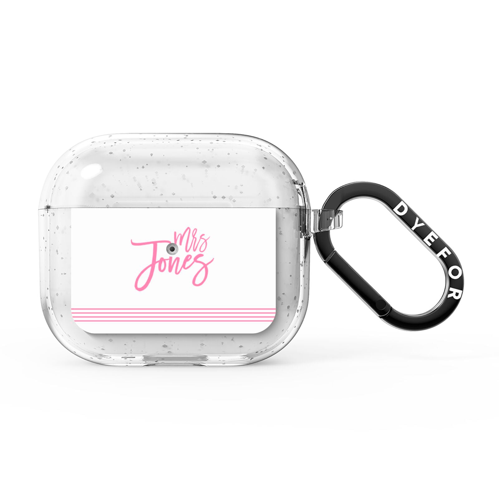 Personalised Hers AirPods Glitter Case 3rd Gen