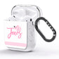 Personalised Hers AirPods Glitter Case Side Image