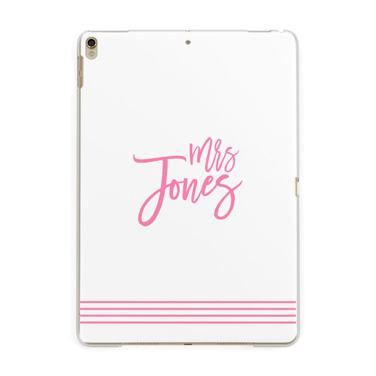 Personalised Hers Apple iPad Gold Case