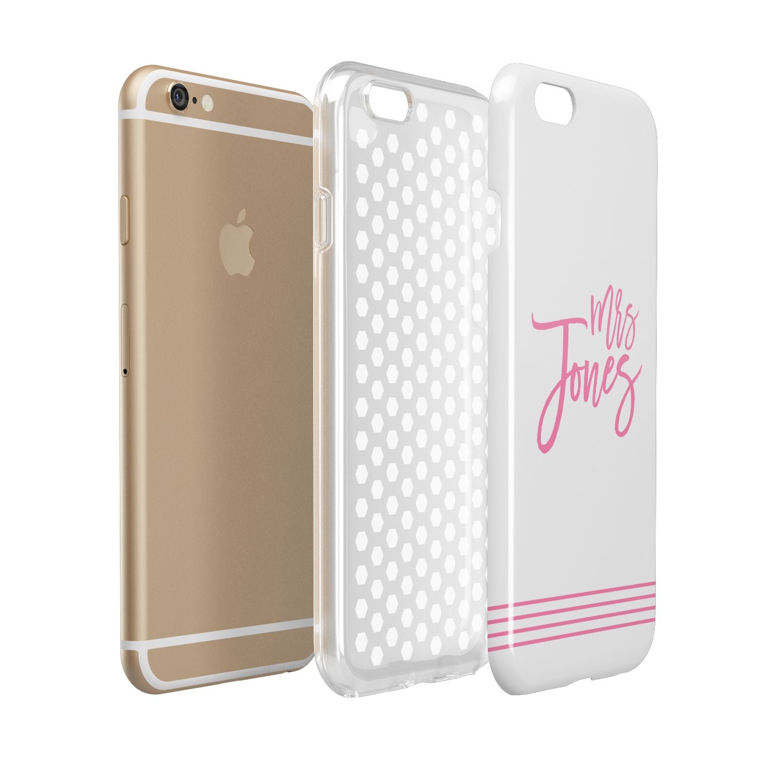 Personalised Hers Apple iPhone 6 3D Tough Case Expanded view