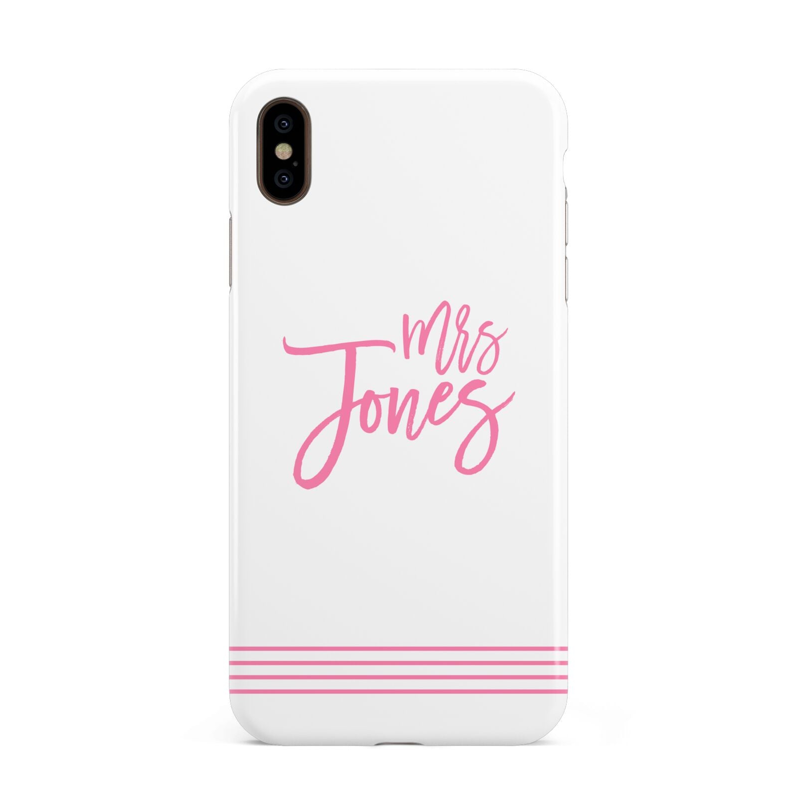 Personalised Hers Apple iPhone Xs Max 3D Tough Case