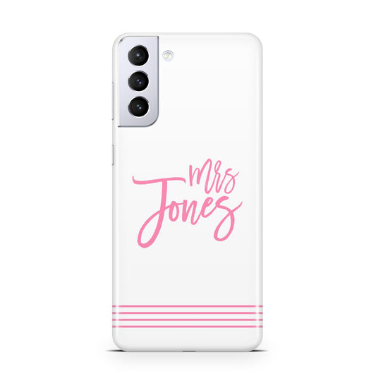 Personalised Hers Samsung S21 Plus Phone Case