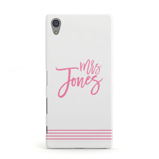 Personalised Hers Sony Xperia Case