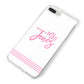 Personalised Hers iPhone 8 Plus Bumper Case on Silver iPhone Alternative Image