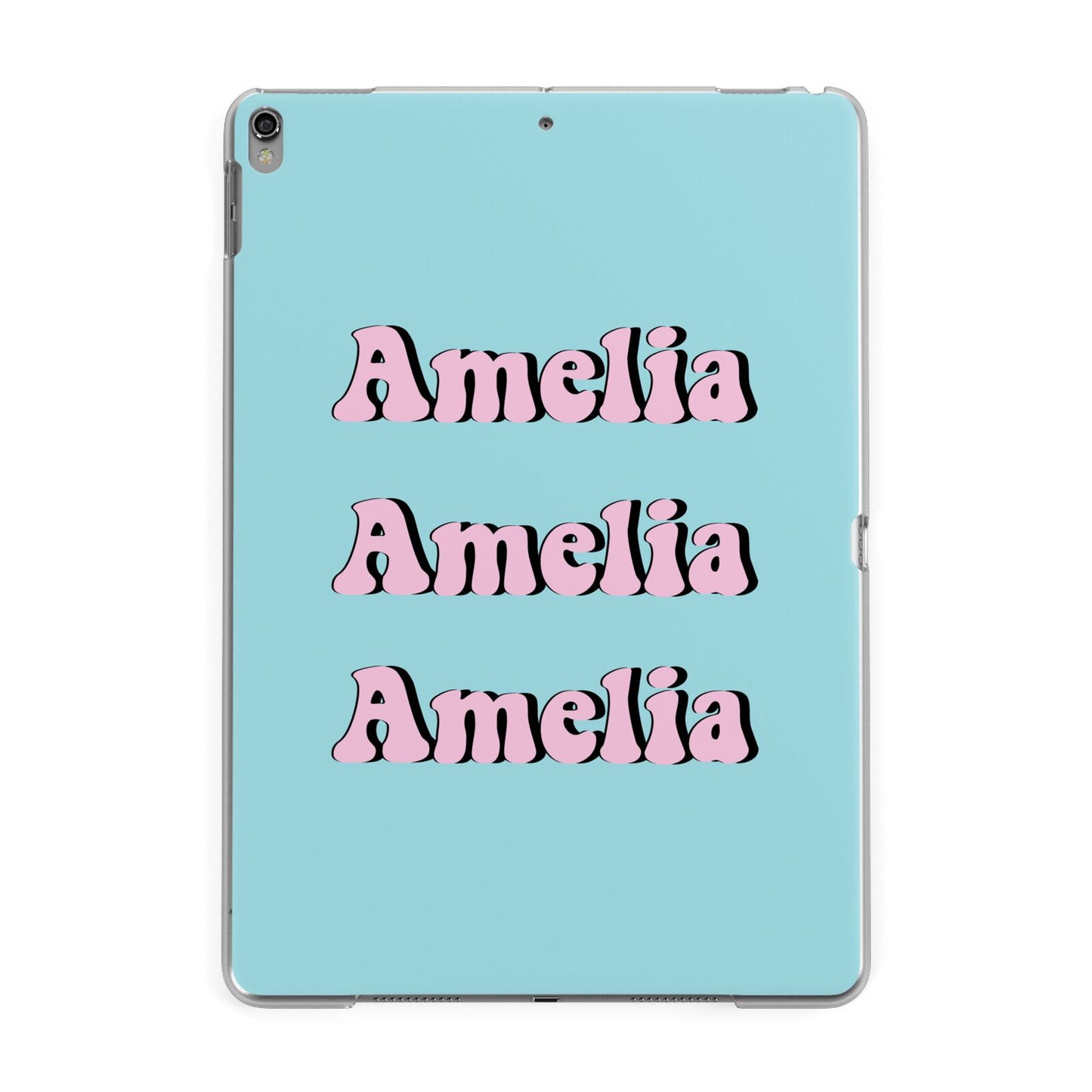Personalised Hippie Apple iPad Grey Case