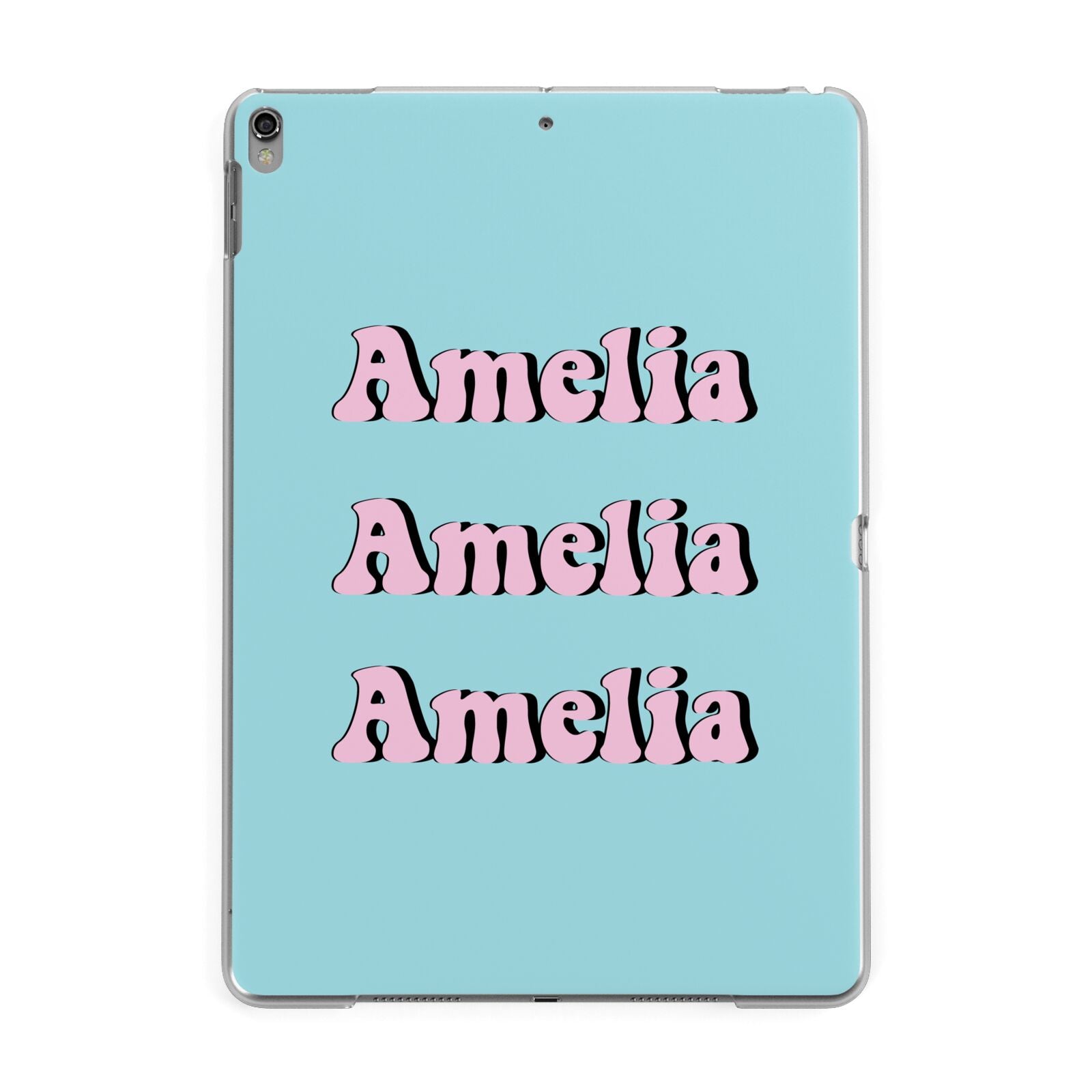 Personalised Hippie Apple iPad Grey Case