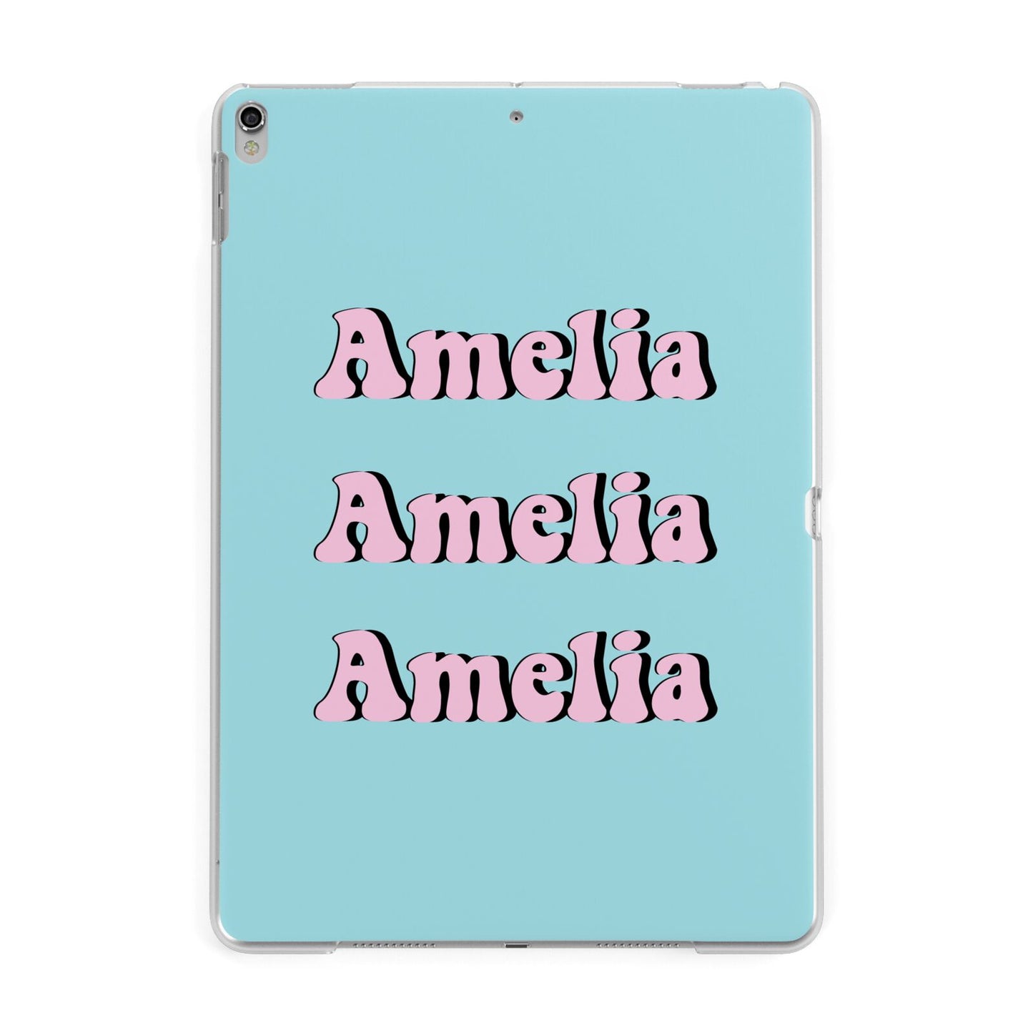 Personalised Hippie Apple iPad Silver Case
