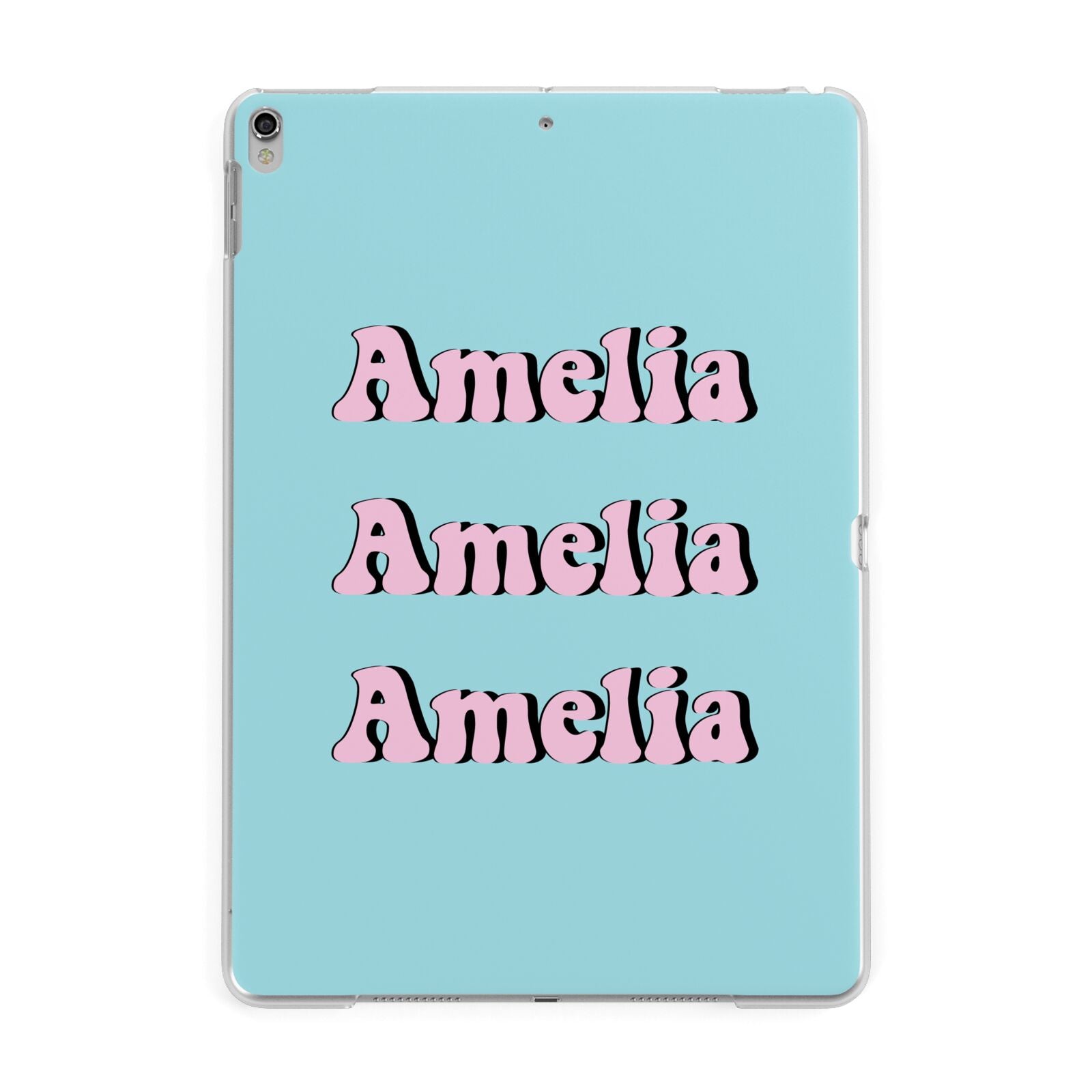 Personalised Hippie Apple iPad Silver Case