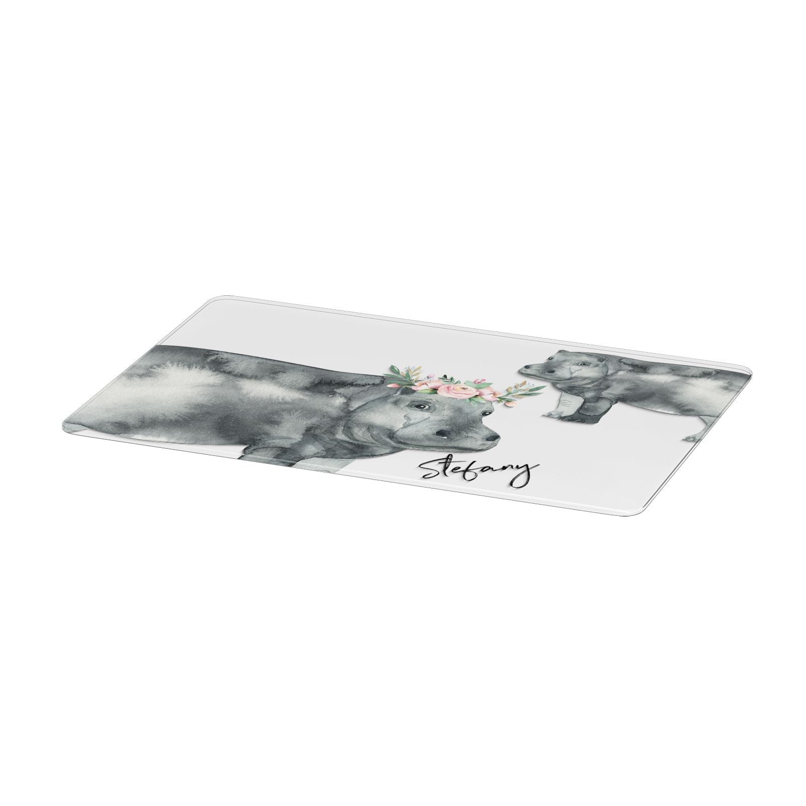 Personalised Hippopotamus Apple MacBook Case Only