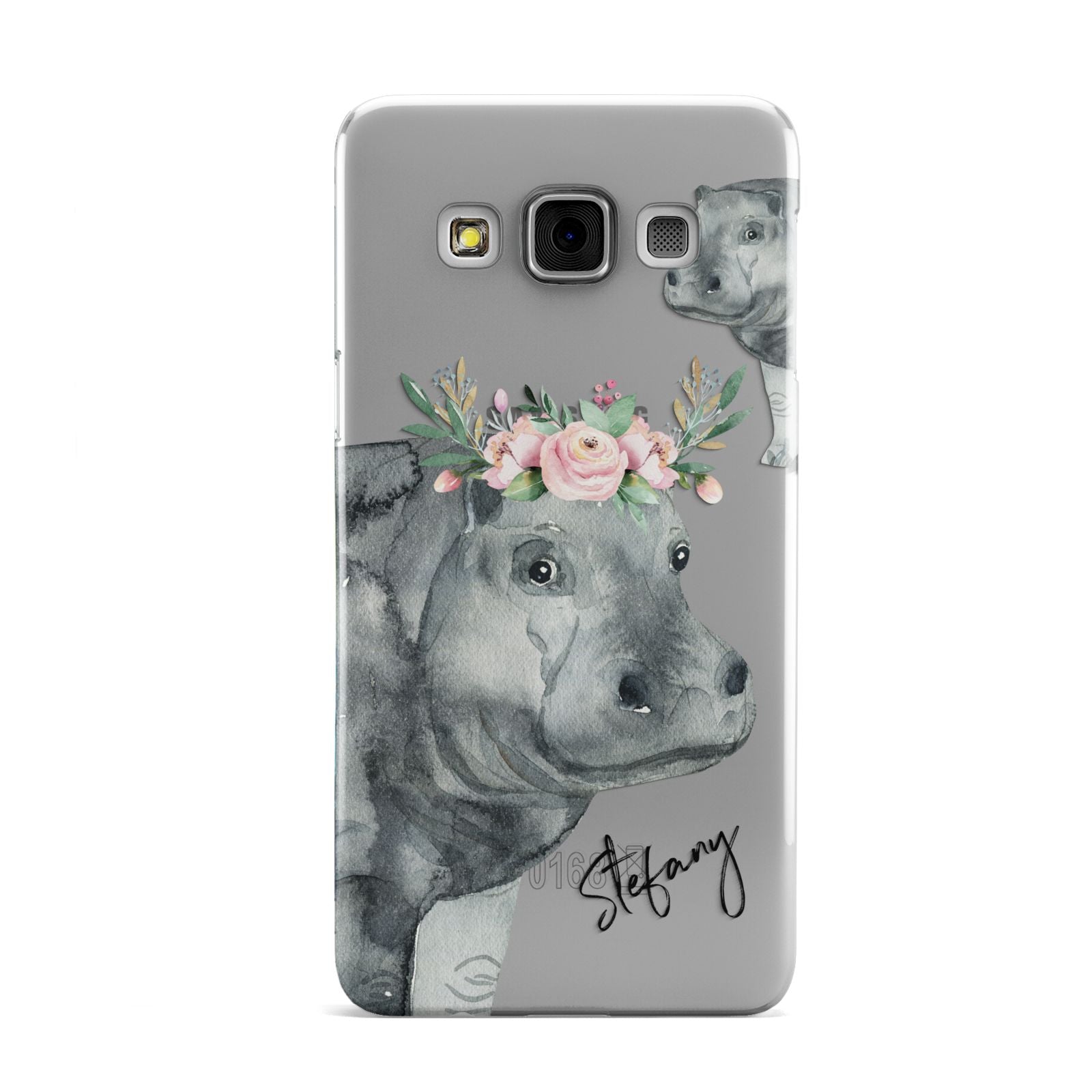 Personalised Hippopotamus Samsung Galaxy A3 Case