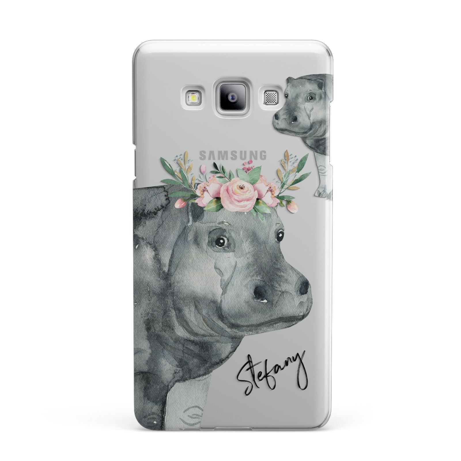 Personalised Hippopotamus Samsung Galaxy A7 2015 Case
