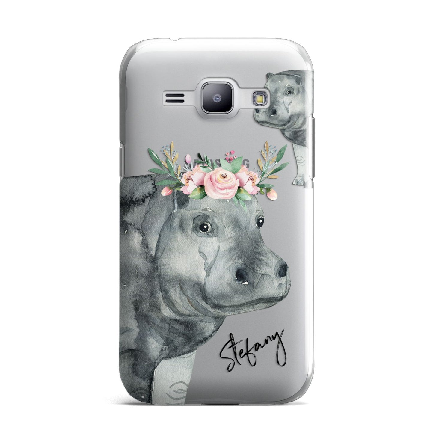 Personalised Hippopotamus Samsung Galaxy J1 2015 Case
