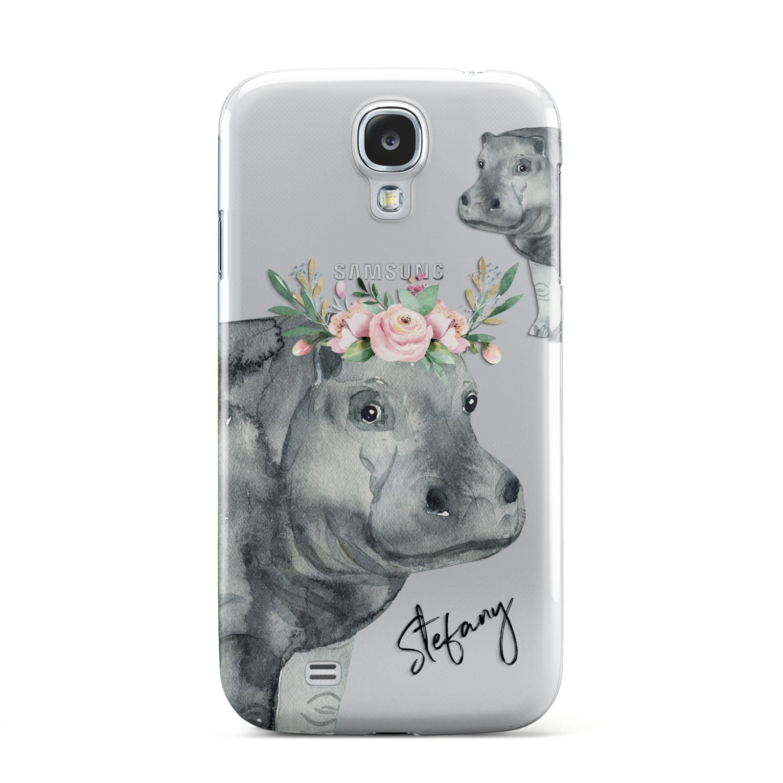 Personalised Hippopotamus Samsung Galaxy S4 Case