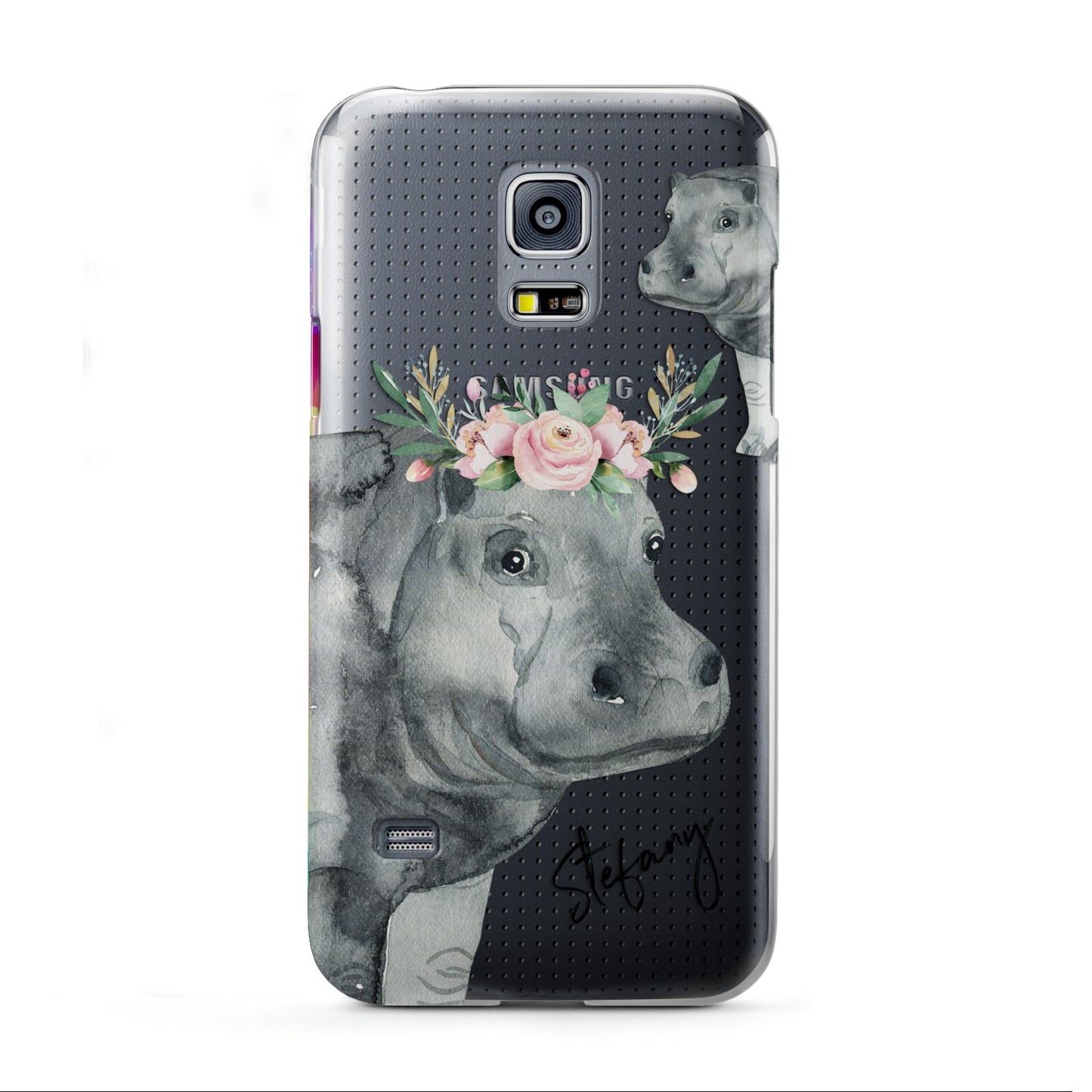 Personalised Hippopotamus Samsung Galaxy S5 Mini Case