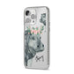 Personalised Hippopotamus iPhone 14 Pro Max Clear Tough Case Silver Angled Image