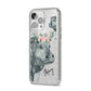 Personalised Hippopotamus iPhone 14 Pro Max Glitter Tough Case Silver Angled Image