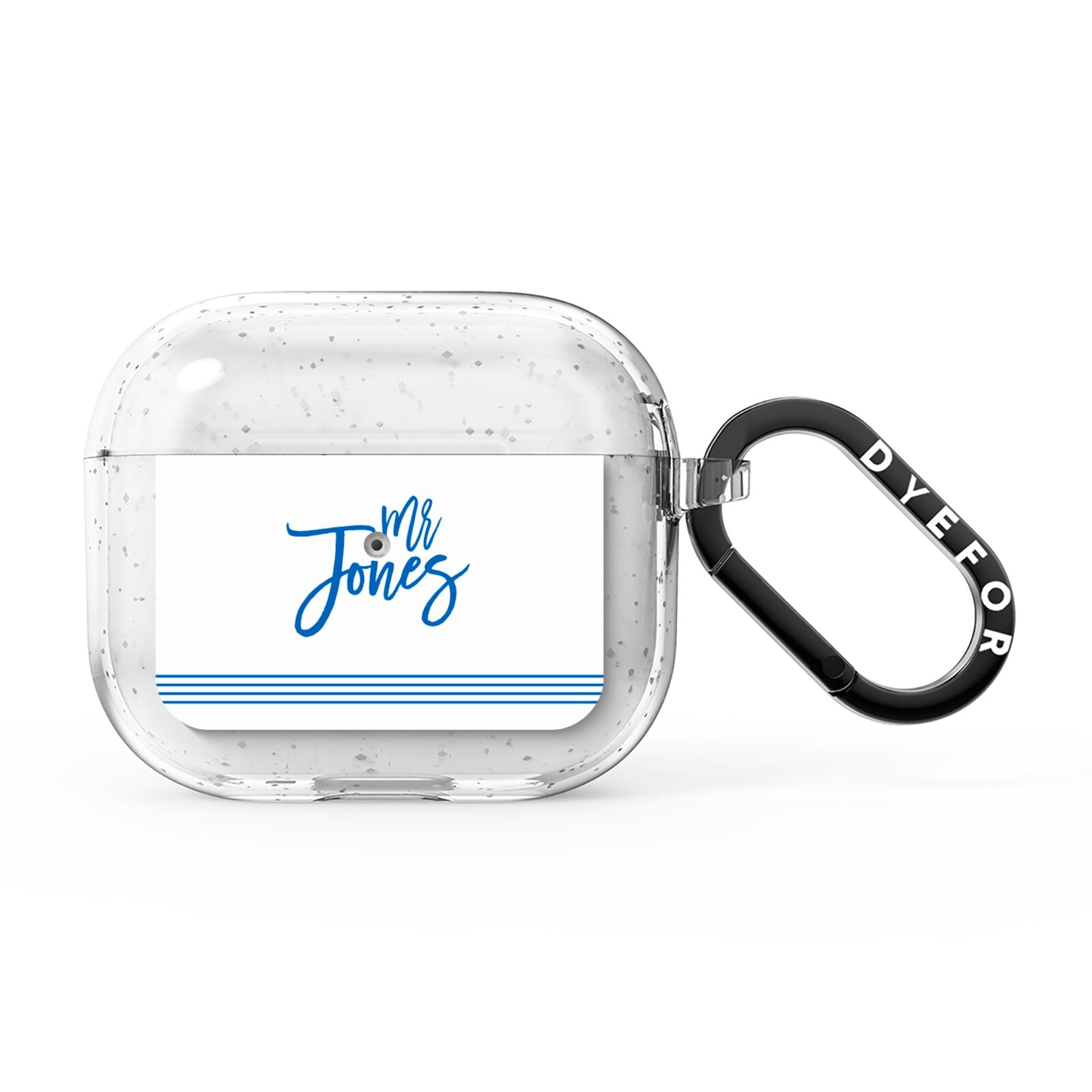 Personalised His AirPods Glitter Case 3rd Gen