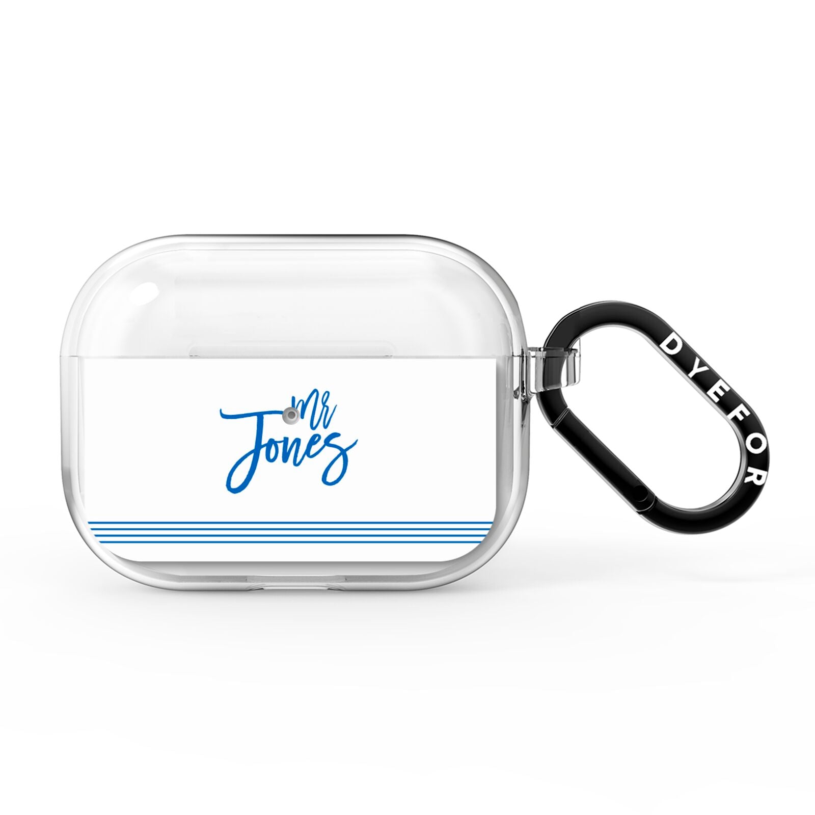 Personalised His AirPods Pro Clear Case