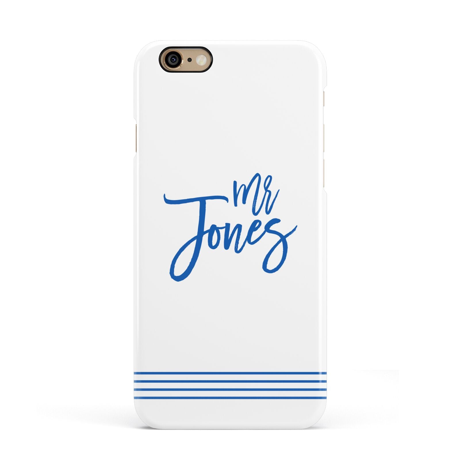 Personalised His Apple iPhone 6 3D Snap Case