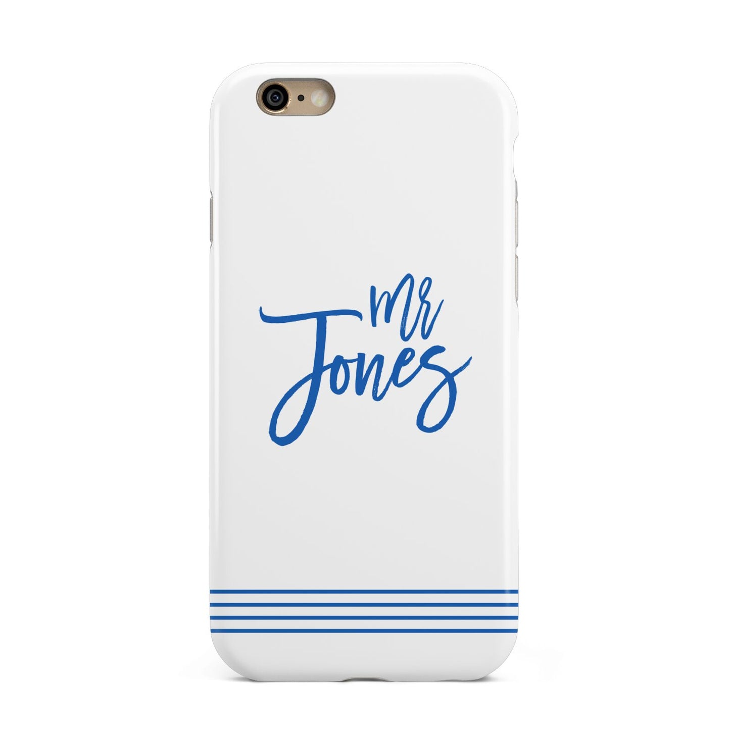 Personalised His Apple iPhone 6 3D Tough Case