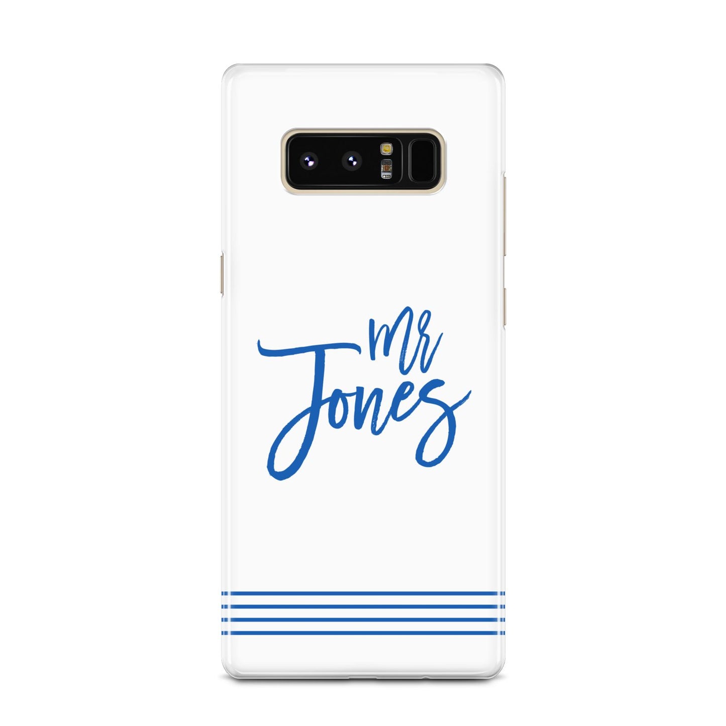 Personalised His Samsung Galaxy Note 8 Case