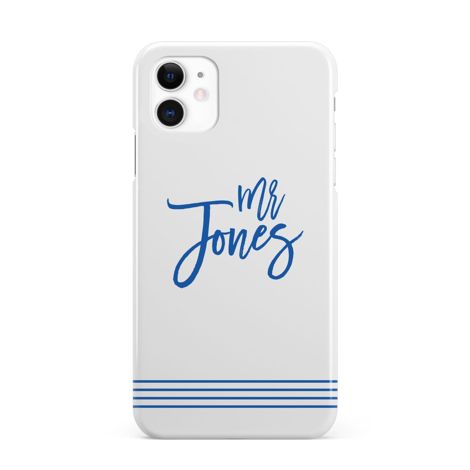 Personalised His iPhone 11 3D Snap Case
