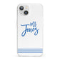 Personalised His iPhone 13 Clear Bumper Case
