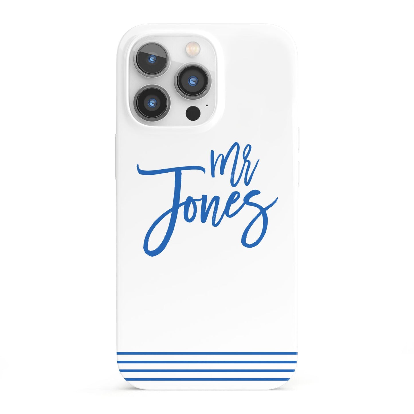 Personalised His iPhone 13 Pro Full Wrap 3D Snap Case