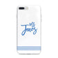 Personalised His iPhone 7 Plus Bumper Case on Silver iPhone