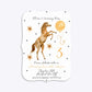 Personalised Horse Happy Birthday Bracket Invitation Matte Paper