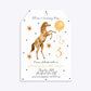 Personalised Horse Happy Birthday Tag Invitation Matte Paper