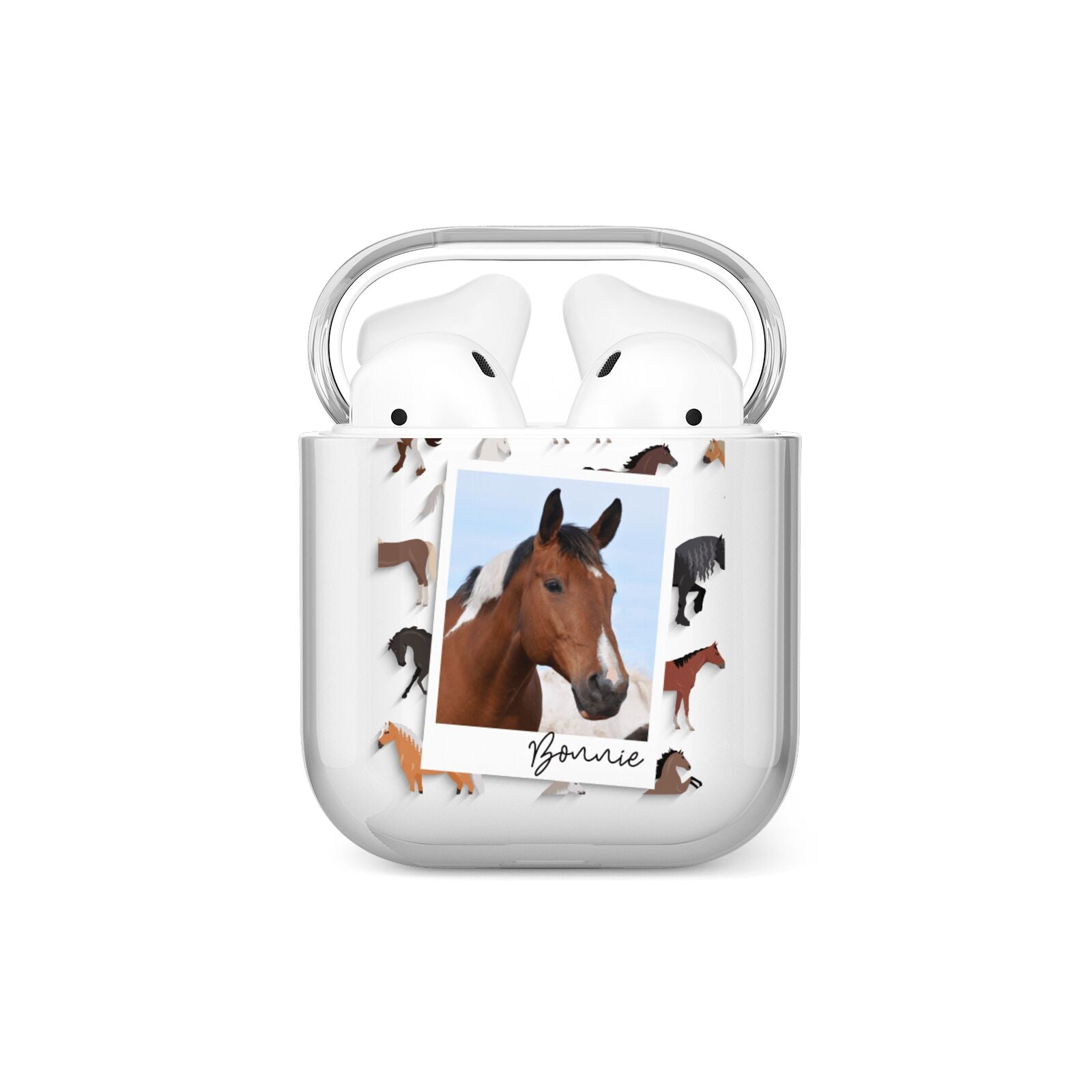 Personalised Horse Photo AirPods Case