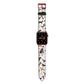 Personalised Horse Photo Apple Watch Strap with Red Hardware