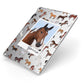 Personalised Horse Photo Apple iPad Case on Silver iPad Side View