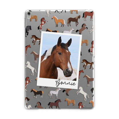 Personalised Horse Photo Apple iPad Silver Case