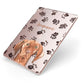 Personalised Hungarian Vizsla Apple iPad Case on Rose Gold iPad Side View