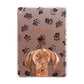 Personalised Hungarian Vizsla Apple iPad Rose Gold Case