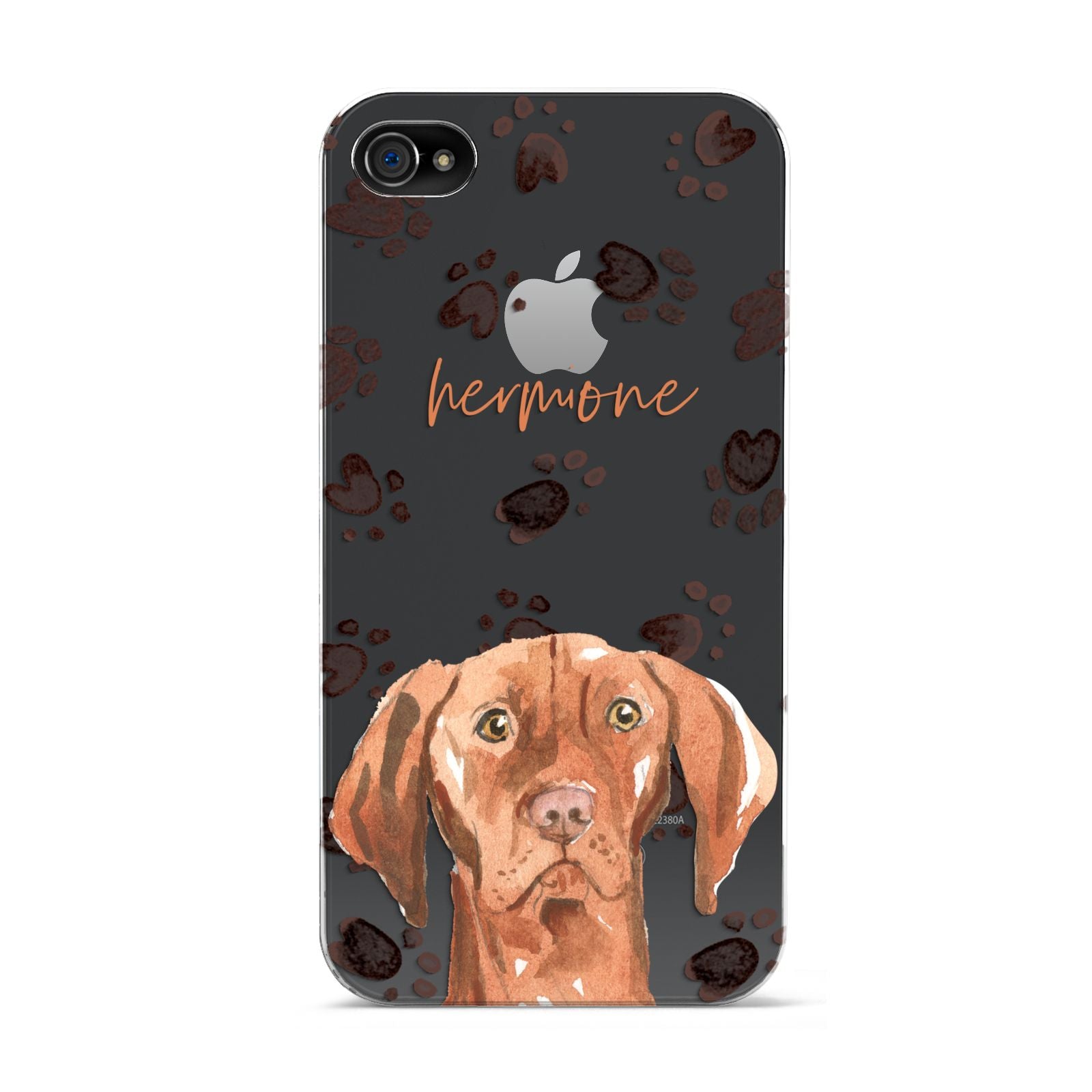 Personalised Hungarian Vizsla Apple iPhone 4s Case
