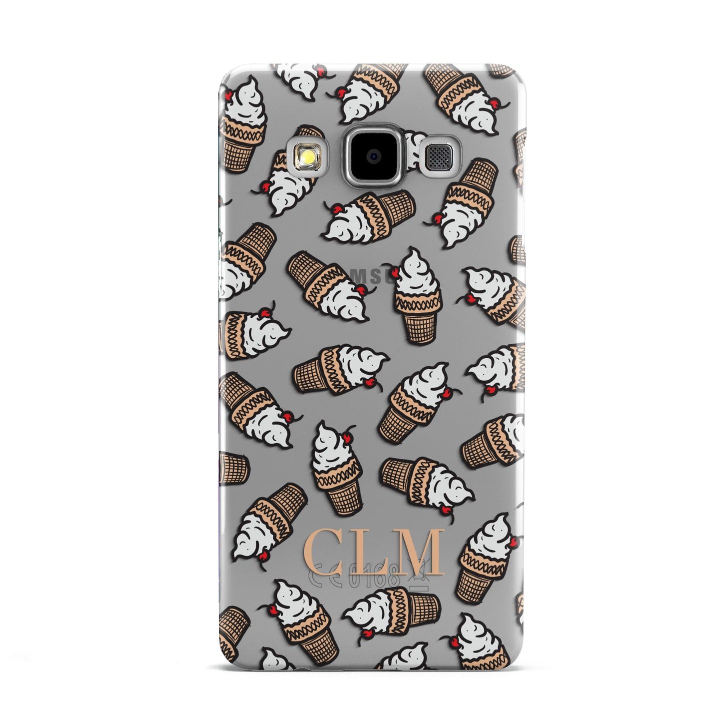 Personalised Ice Cream Initials Samsung Galaxy A5 Case