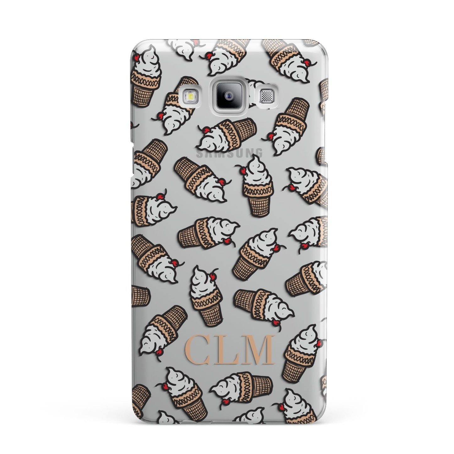 Personalised Ice Cream Initials Samsung Galaxy A7 2015 Case